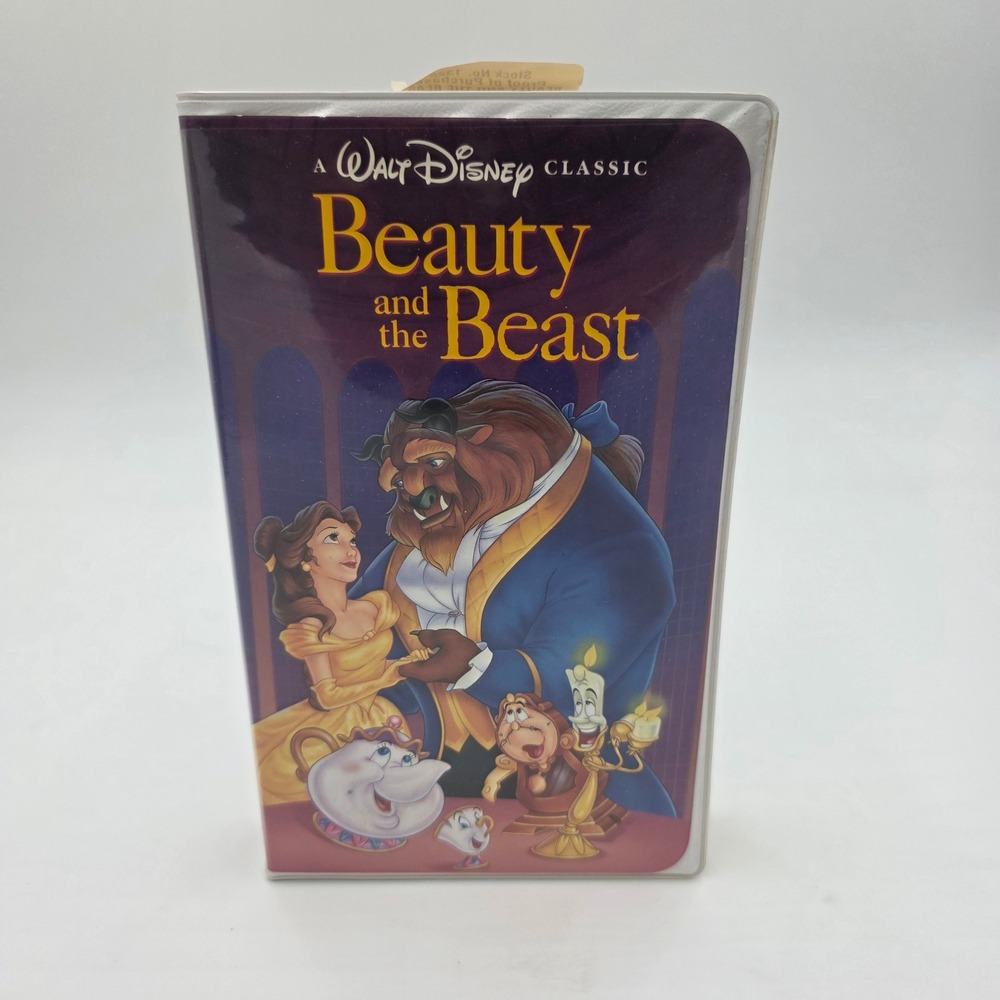 Walt Disney Classic Beauty and the Beast VHS The Classics Black Diamond 1325